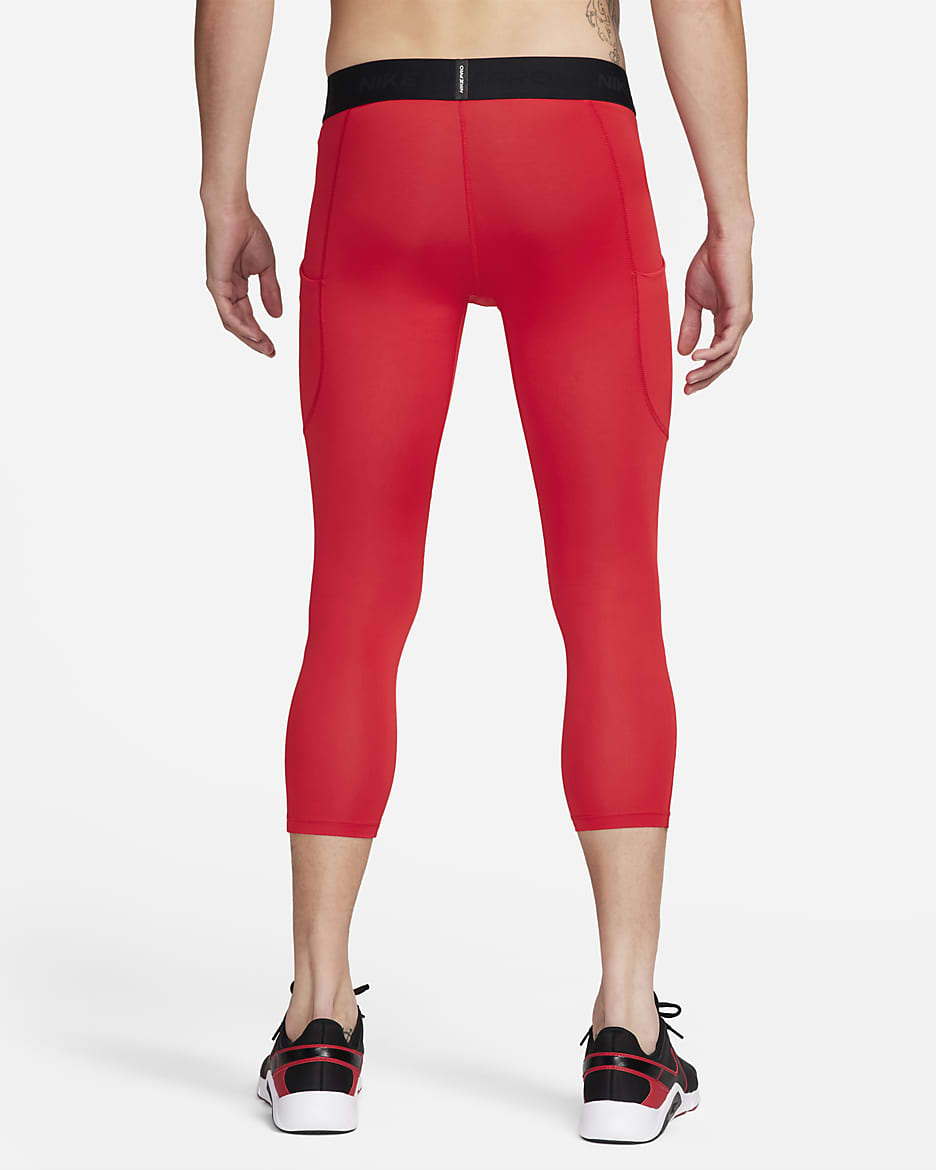 Nike hypercool three quarter tights mens best sale